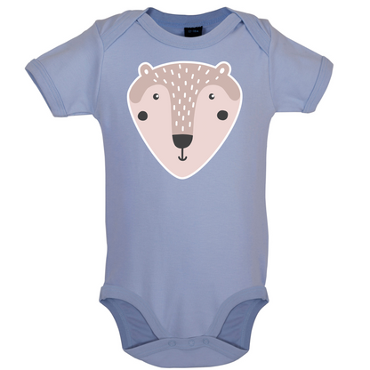 Smiley Face Mr Bear Baby T Shirt