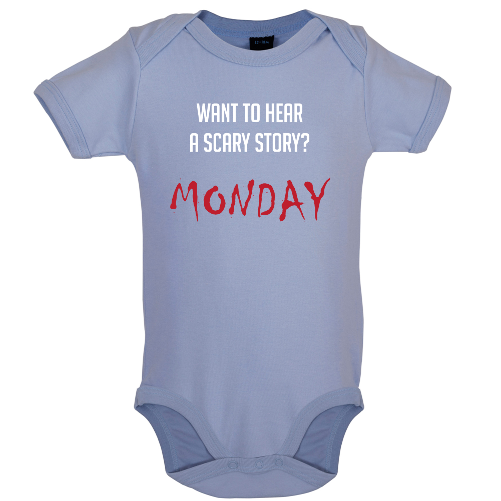 Scary Story, Monday Baby T Shirt