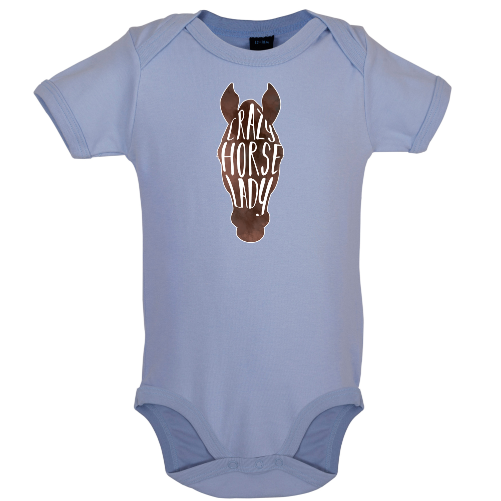 Crazy Horse Lady Baby T Shirt