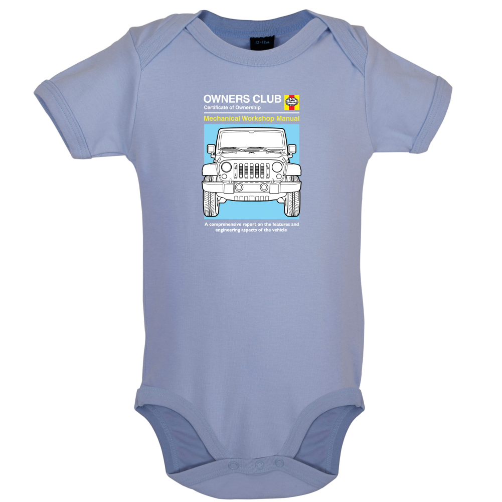 Car Owners Manual Jeep Baby T Shirt