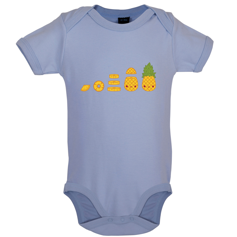 Evolution Of Pineapple Baby T Shirt