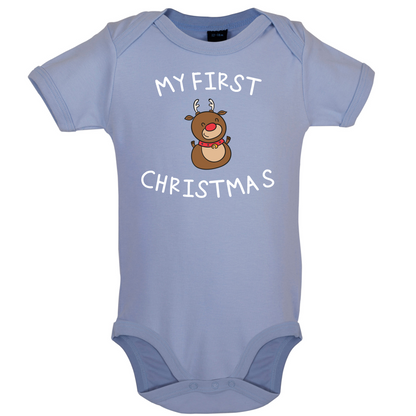 Reindeer First Xmas Baby T Shirt