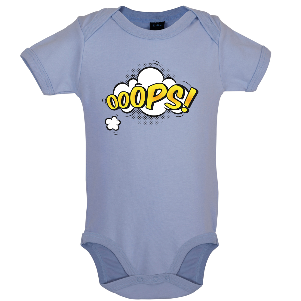 Oops! Word Art Baby T Shirt