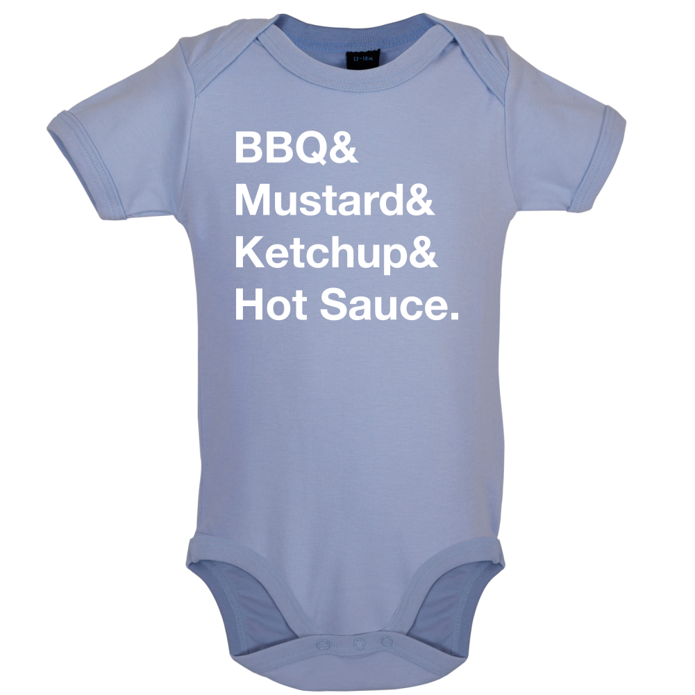 BBQ & Mustart & Ketchup Baby T Shirt