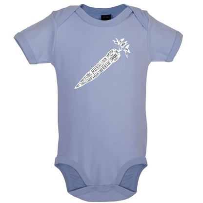 Butcher Carrot Diagram Baby T Shirt