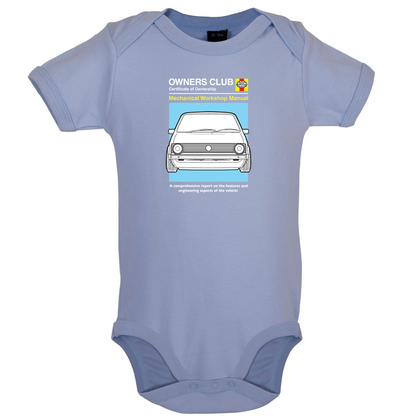 Car Owners Manual Golf MK1 Baby T Shirt