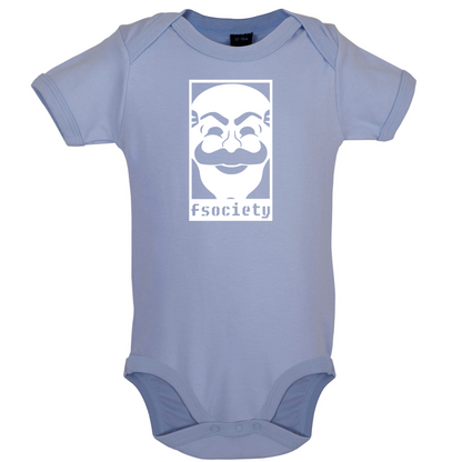 Fsociety Mask Baby T Shirt