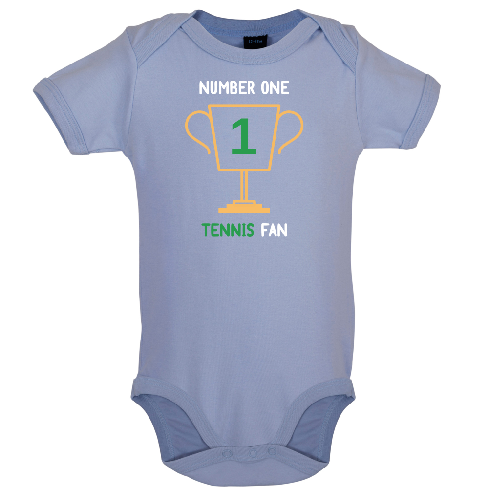 Number 1 Tennis Fan Baby T Shirt