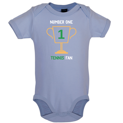 Number 1 Tennis Fan Baby T Shirt