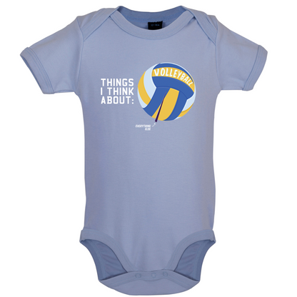 I Thiink About Volleyball Baby T Shirt