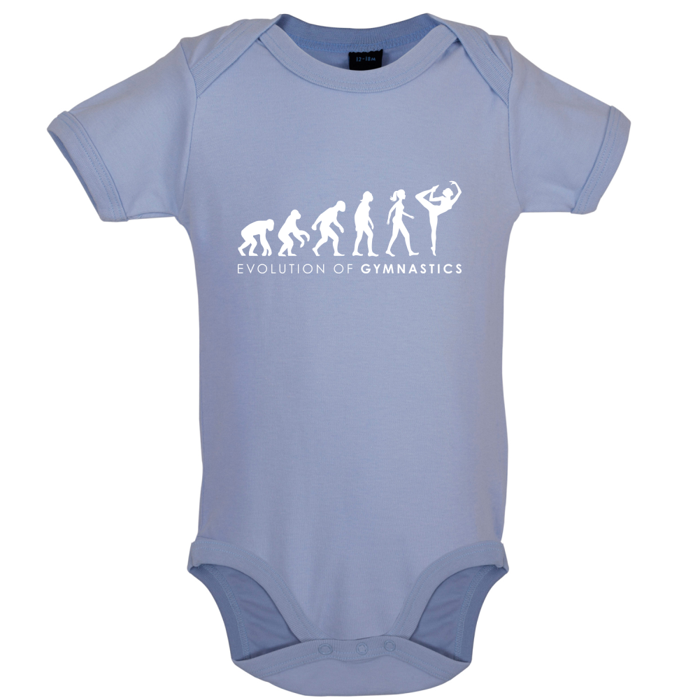 Evolution Of Woman Gymnastics Baby T Shirt