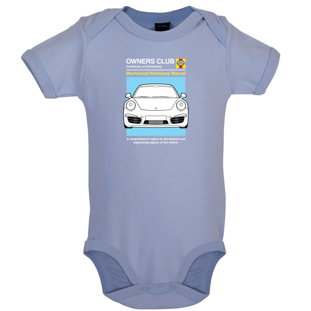 Car Owners Manual 911 Baby T Shirt