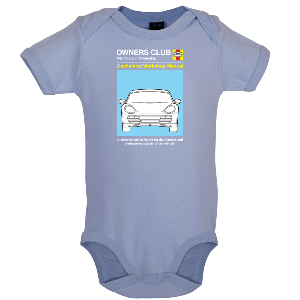 Car Owners Manual 987 Baby T Shirt