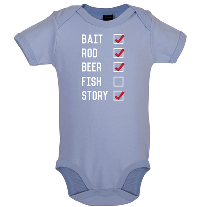 Fishing Checklist Baby T Shirt