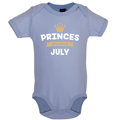 Princes Are Born In July Baby T Shirt