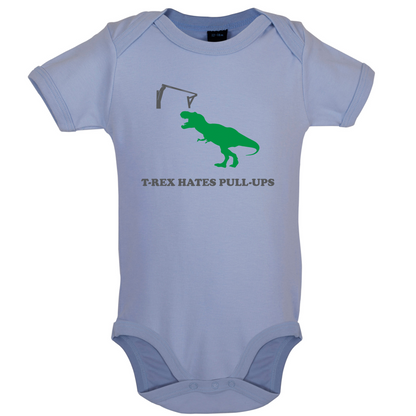 T-Rex Hates Pull-Ups Baby T Shirt