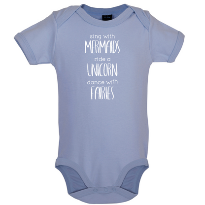 Sing With Mermaaids Baby T Shirt