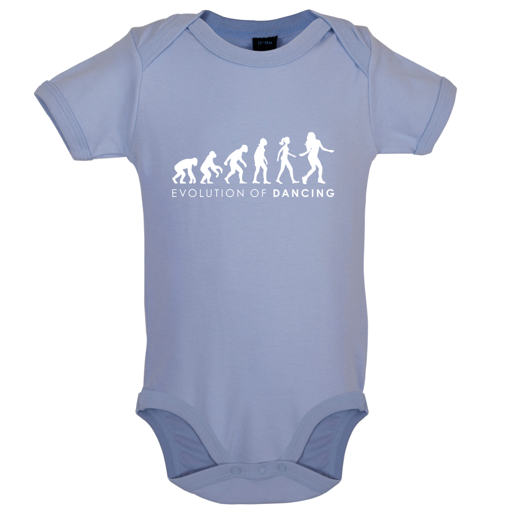 Evolution Of Woman Dancing  Baby T Shirt