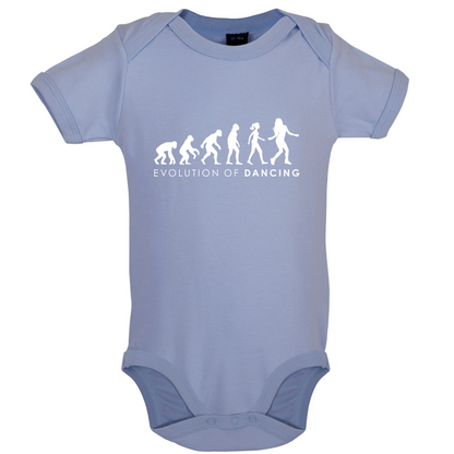 Evolution Of Woman Dancing  Baby T Shirt