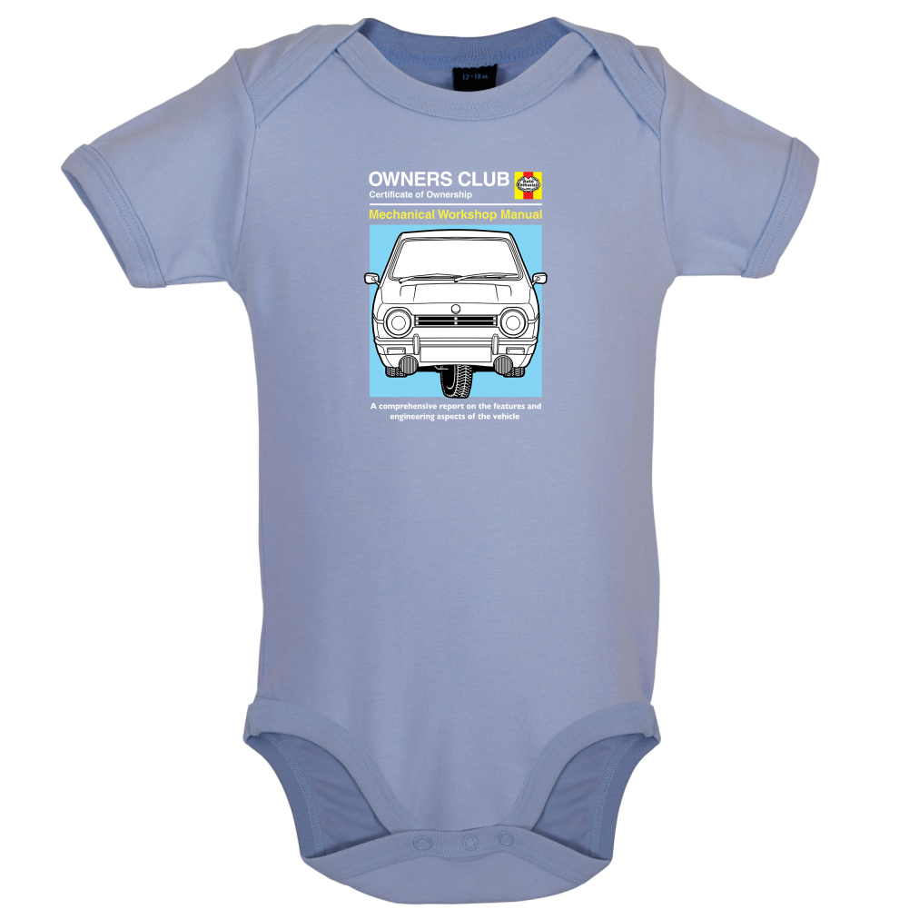 Car Owners Manual Reliant Robin Baby T Shirt
