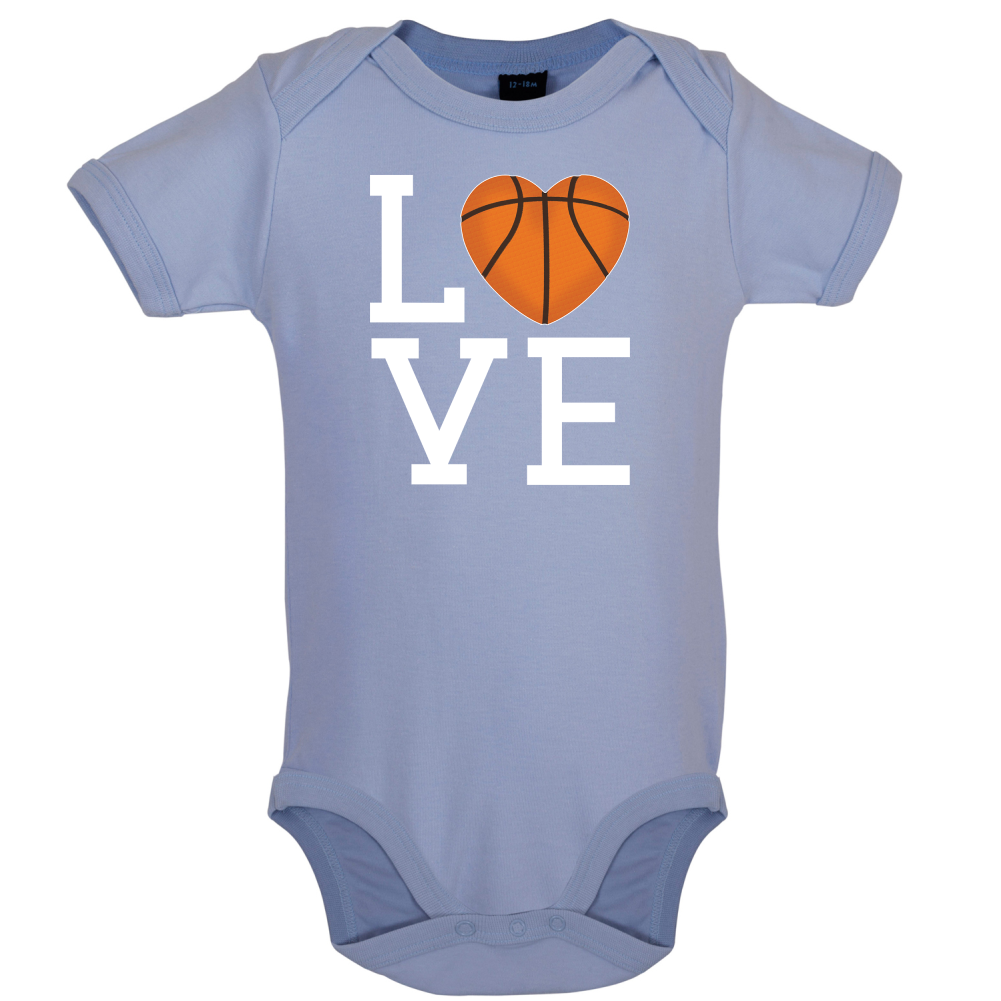 I Love Basketball  Baby T Shirt