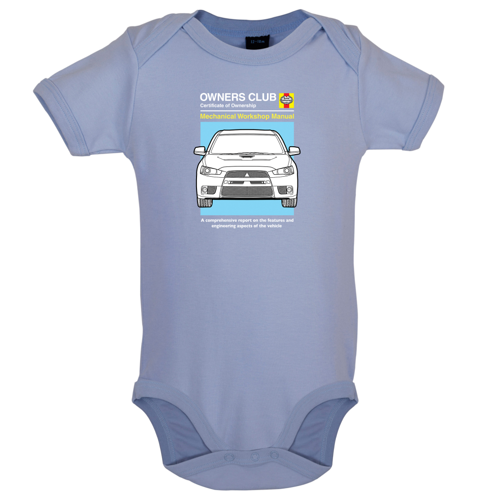 Car Owners Manual Evo Baby T Shirt