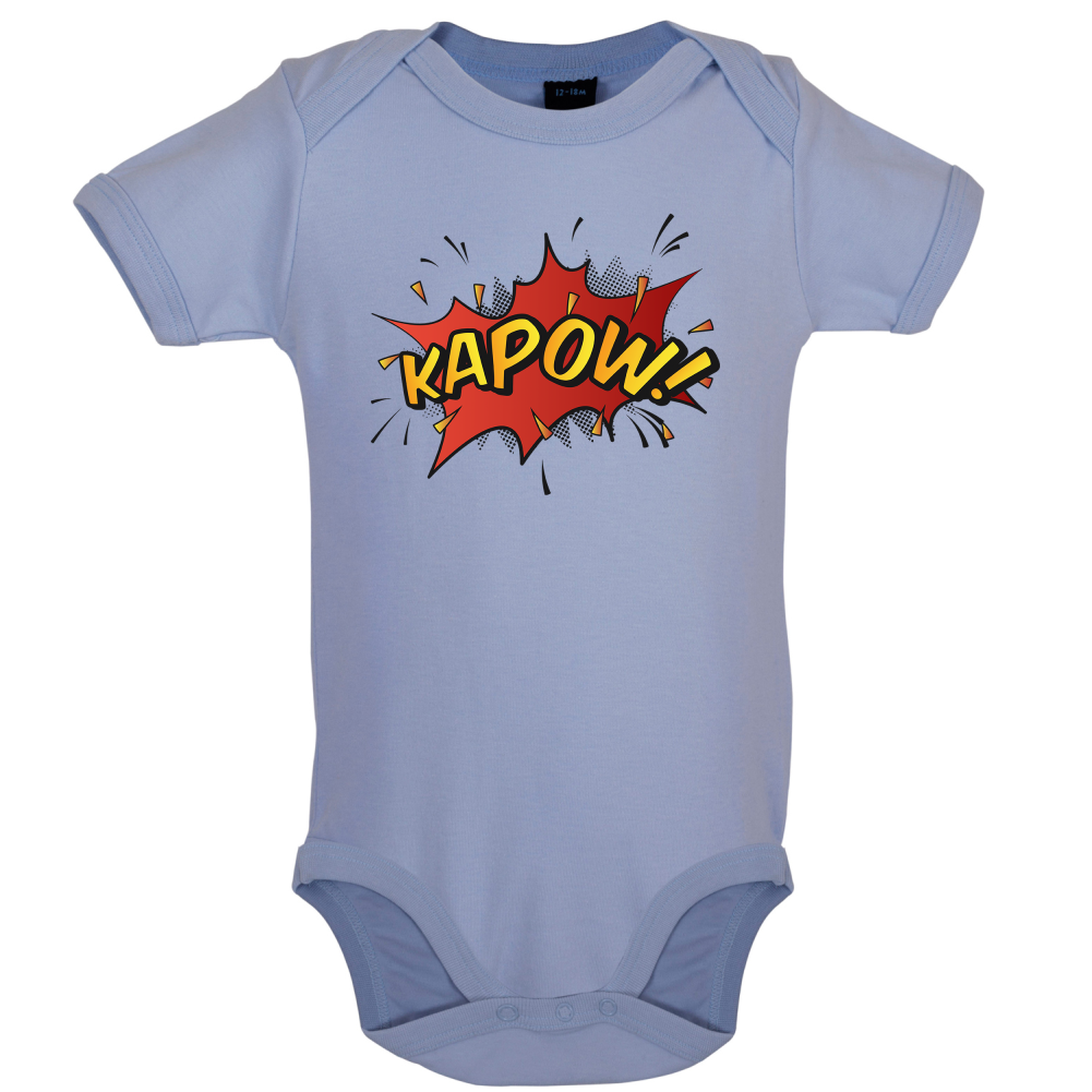 Kapow! Word Art Baby T Shirt