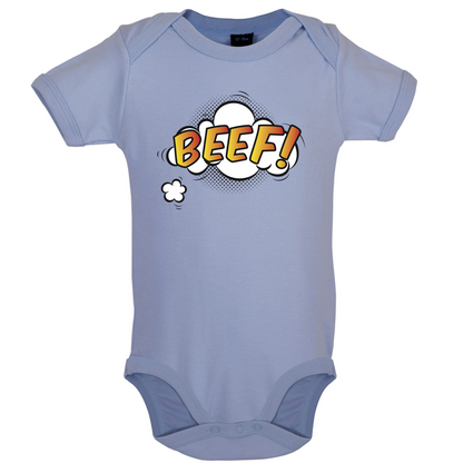 BEEF Word Art Baby T Shirt