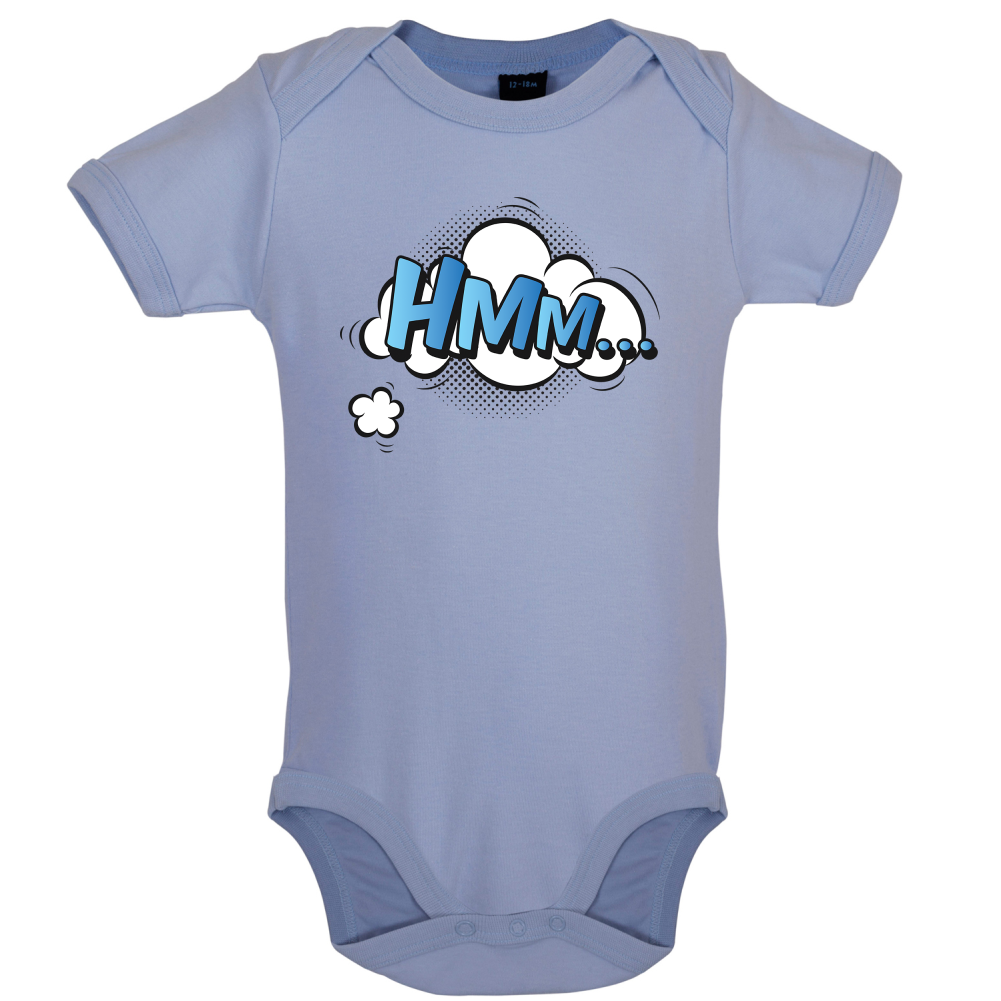 Hmm... Word Art Baby T Shirt
