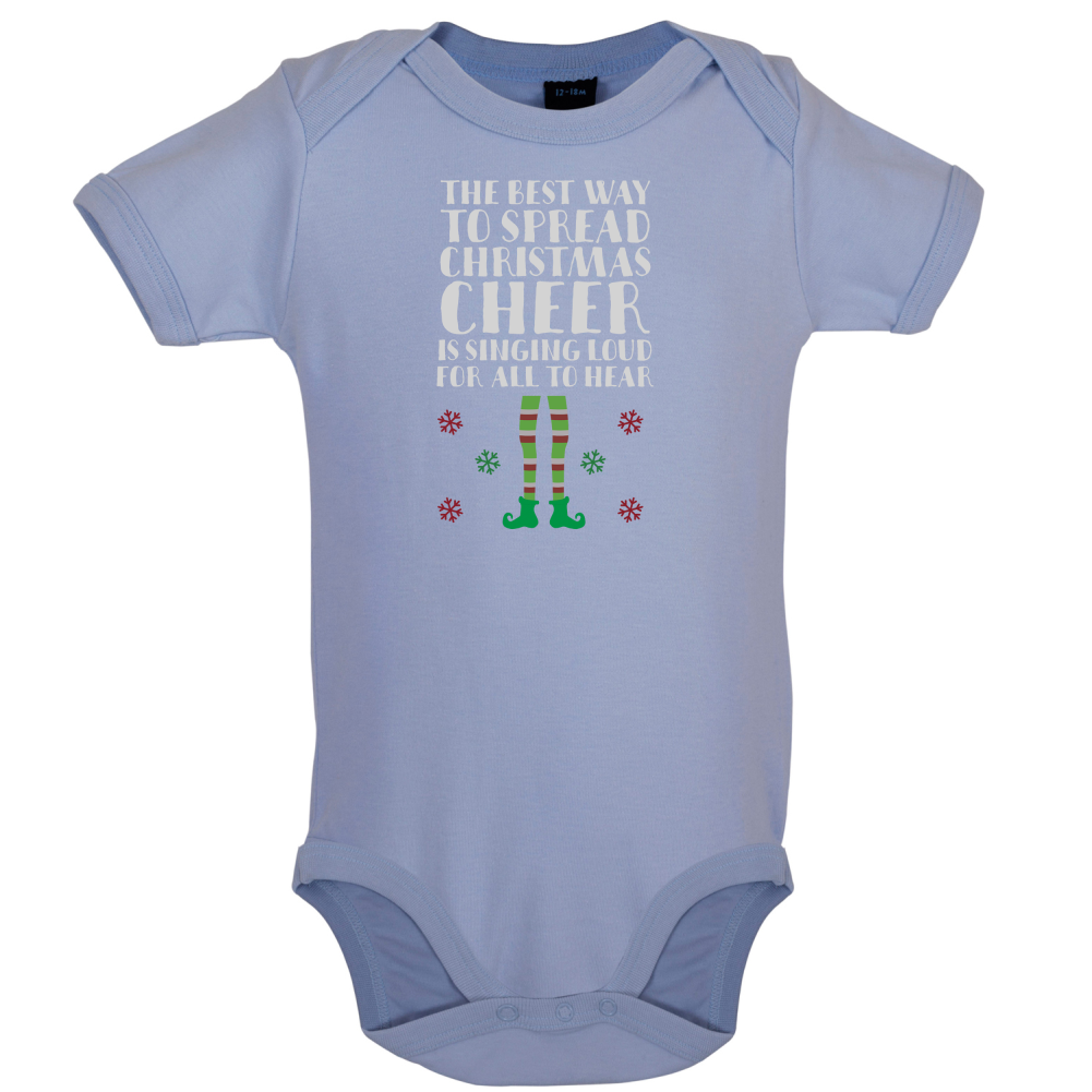 Spread Xmas Cheer, For All To Hear Baby T Shirt