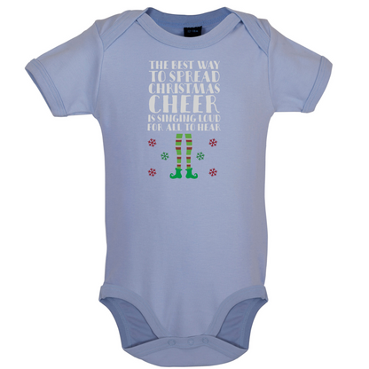 Spread Xmas Cheer, For All To Hear Baby T Shirt