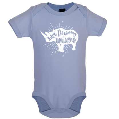 Chubby Unicorns Baby T Shirt