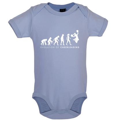 Evolution Of Woman Cheerleading Baby T Shirt