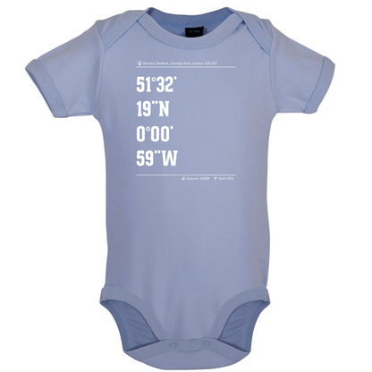 Stadium Coordinates Hammer Baby T Shirt