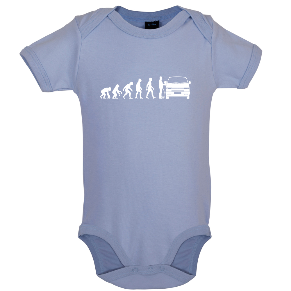 Evolution of Man T4 Campervan Baby T Shirt