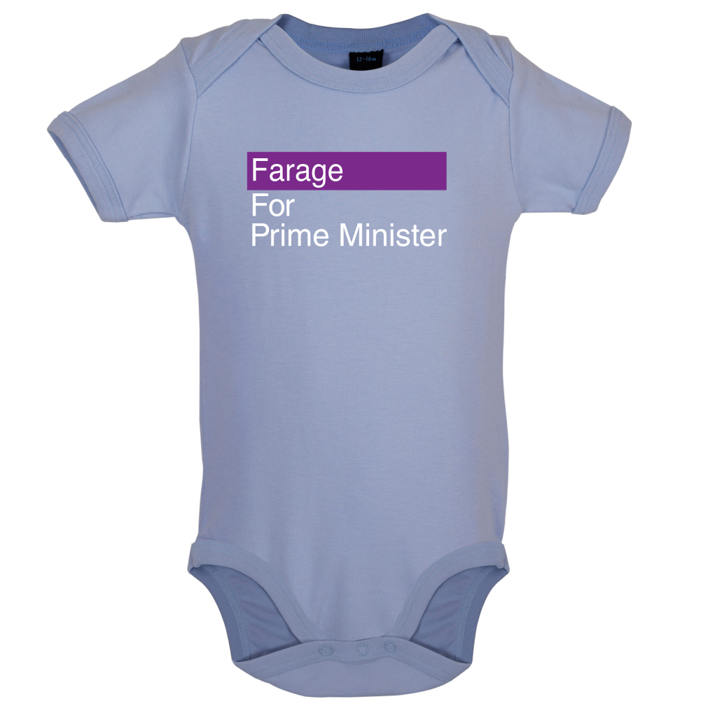Farage for Prime Minister Baby T Shirt