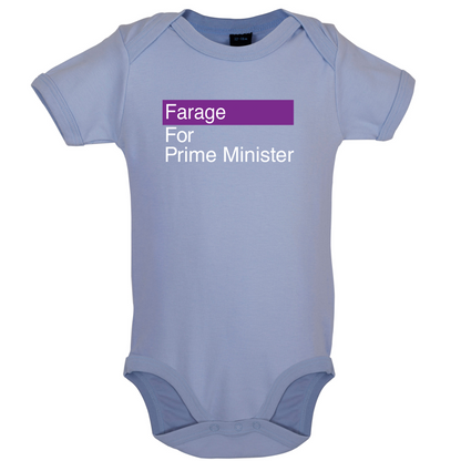 Farage for Prime Minister Baby T Shirt