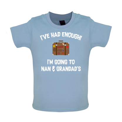 I'm Going To Nan And Grandad's Baby T Shirt