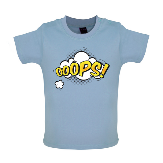Oops! Word Art Baby T Shirt