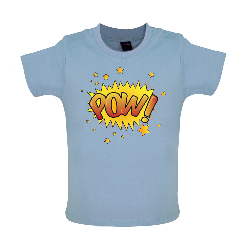 Pow! Word Art Baby T Shirt