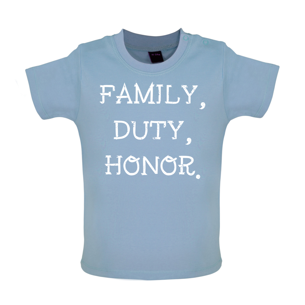 GOT House Saying - Tully Baby T Shirt
