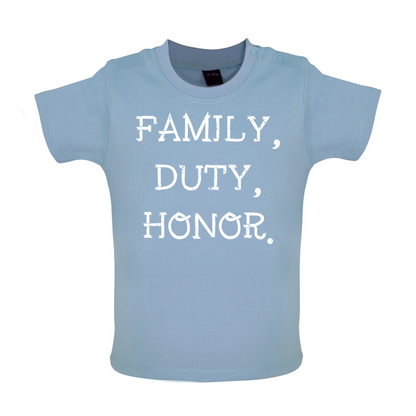 GOT House Saying - Tully Baby T Shirt