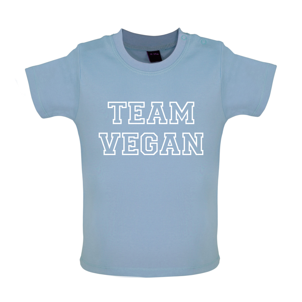 Team Vegan Baby T Shirt