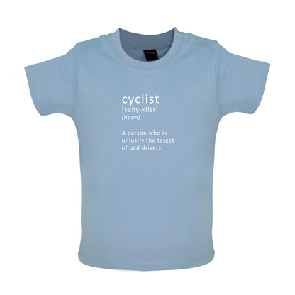 Funny Definition Cyclist Baby T Shirt