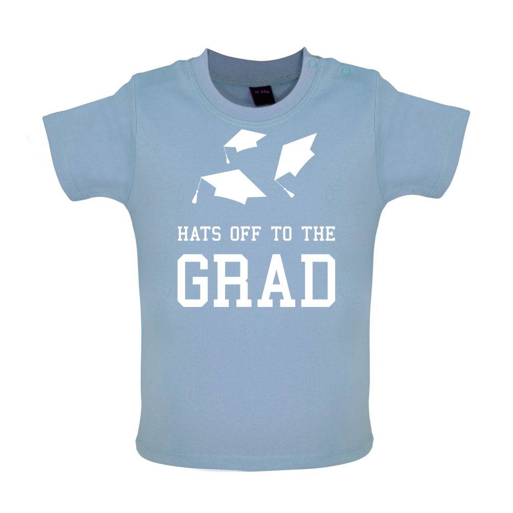 Hats Off To The Grad Baby T Shirt