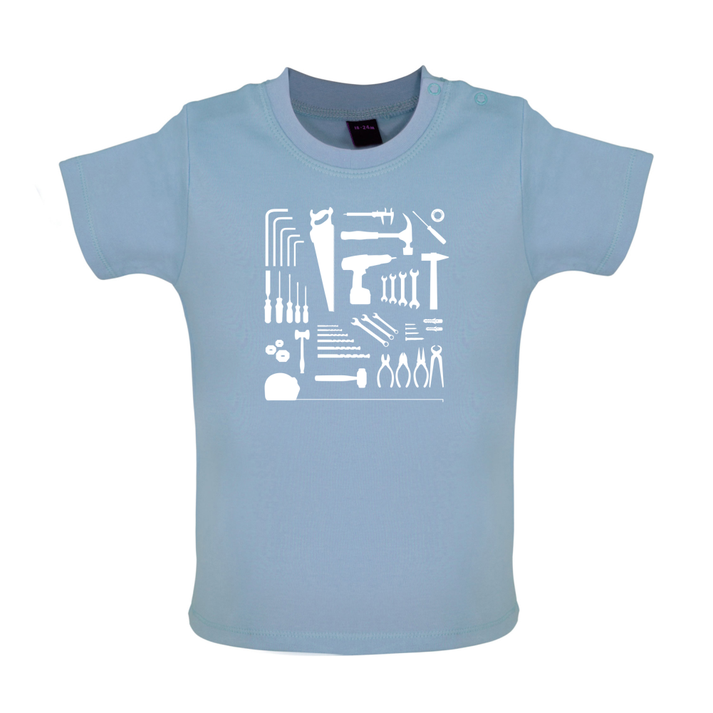 Tools Collage Baby T Shirt