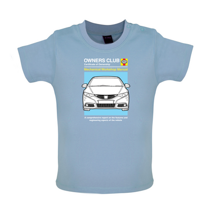 Car Owners Manual Civic Baby T Shirt
