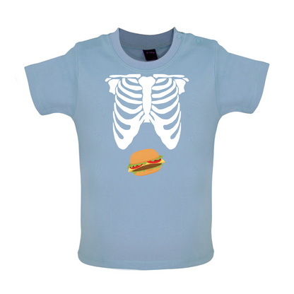 Burger Tummy Baby T Shirt