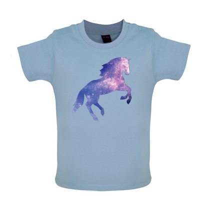 Galaxy Horse Baby T Shirt