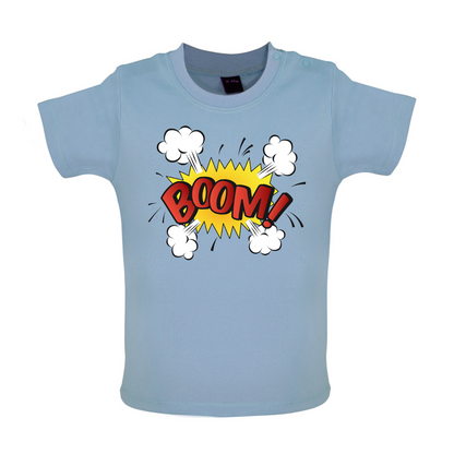 BOOM! Word Art Baby T Shirt